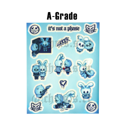 - IT'S NOT A PHASE - Sticker Sheet In-Stocks! A/B-Grades