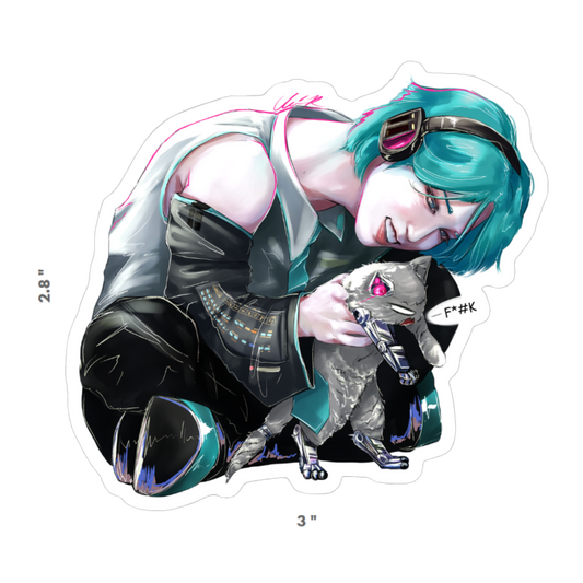 Hansune Miku - Vinyl Sticker